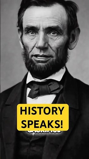 Abraham Lincoln ALIVE Using AI (Teaching History)