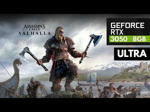 Assassin's Creed Valhalla 1080p High RTX 3050 8GB + i5 10400f