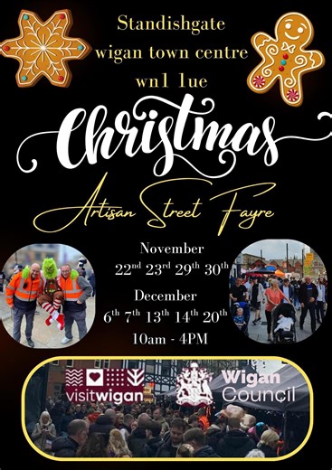 Wigan Town Centre Christmas Markets are back