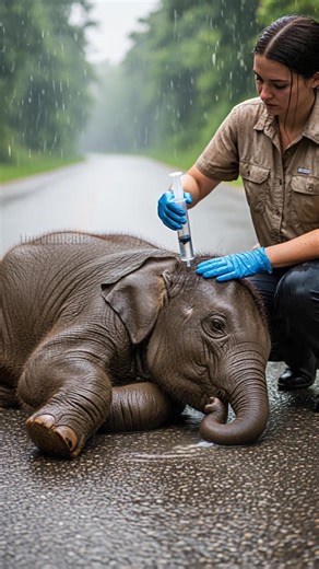 1.1M views · 28K reactions | A baby elephant is getting rescue by the locals and it's mother. | Team Stories | Facebook