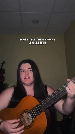 I was gonna sing the next verse but lowkey forgot my own lyrics #earth #alien #guitar #originalsong #immigration