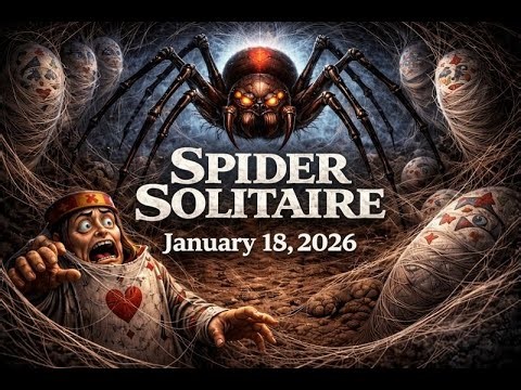 Spider Solitaire January 18, 2026 - Microsoft Solitaire Daily Challenge