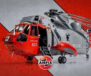 Just Landed... Our most complete Sea King kit ever is now in-store; with 348 parts and three schemes to pick from, this is sure to be an epic build! Watch the whole unboxing on our Youtube Channel https://www.youtube.com/@OfficialAirfix 👈 Don't forget to tag us in your progress shots once you get started! #Airfix #ScaleModelling #ScaleModels #AVDaily #WestlandSeaKing | Airfix