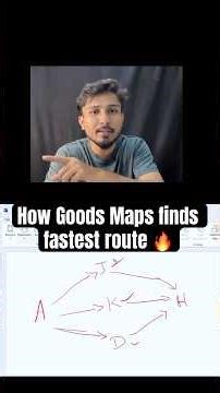 How Google Maps Finds Shortest Route? DSA Simple Explanation in Telugu