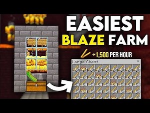 Minecraft Blaze Farm 🔥 1500+ Rods/Hour | Easy & OP Farm (26.1) | Survival EP 17