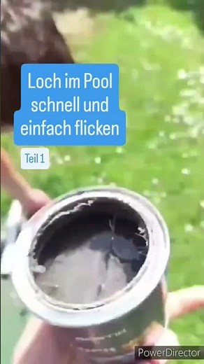 Teil 1/3 Loch im Pool flicken - effektiv, einfach, schnell