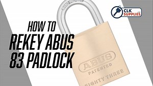 How to Rekey Abus 83 Series Padlocks