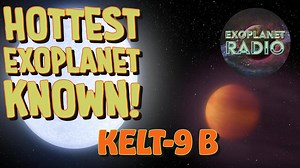 Kelt-9b is a gas giant planet that orbits a star 670 light-years from Earth. It is so close to its star that its dayside temperature is 7,800 degrees Fahrenheit (4,300 degrees Celsius), hotter than some stars. This heat is so intense that it rips apart the molecules in the planet's atmosphere, including hydrogen gas. | DeepAstronomy