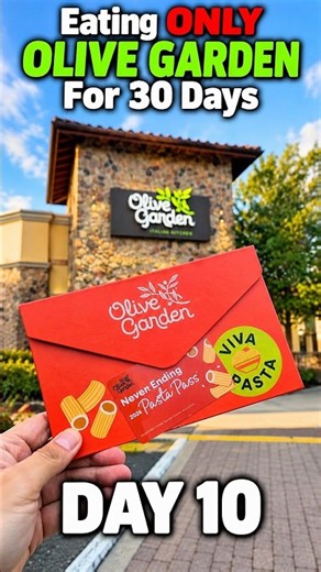 I Was NOT Expecting This at Olive Garden… | Day 10 🍗🍝