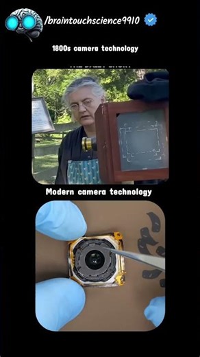 old vs new camera technology #camera #technology #demonstration #amazing