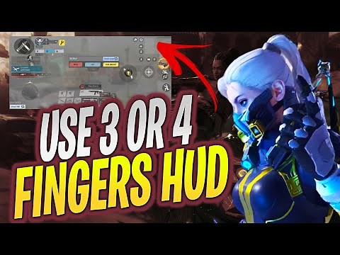 How To Use 3 or 4 Fingers Layout in Call of Duty Mobile | COD Mobile HUD