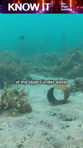 Why do objects appear bent in water?