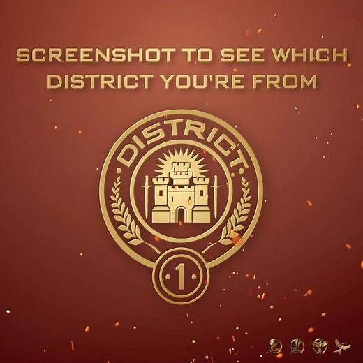 124K views · 1K reactions | Which district are you from? Screenshot to find out!  #HungerGames | The Hunger Games | Facebook