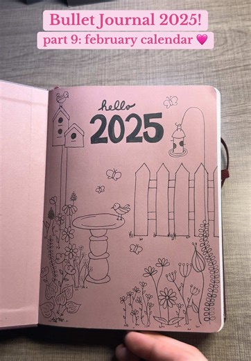 February 2025 Bullet Journal Calendar Ideas