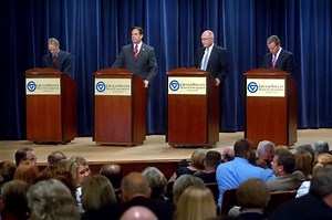 Debate among Republican candidates for governor is heavy on conservative promises, light on bickering