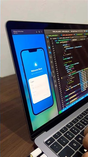 Login Screen UI Design Using Flutter 📱🙂