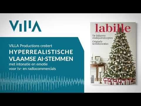 #VILLAproductions - Hyperrealische Vlaamse AI voice-overs