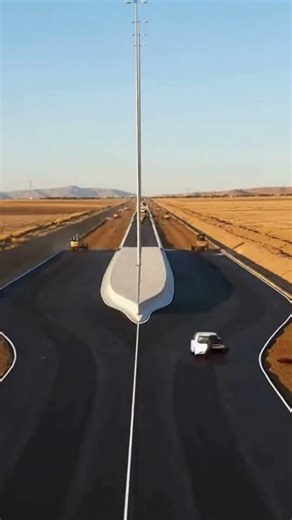 From empty land to a highway