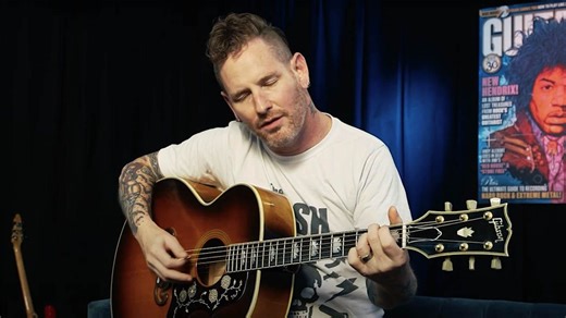 Corey Taylor unmasked and unplugged: The Slipknot frontman goes acoustic on Gibson’s ‘king of flat-tops’ in this Guitar World exclusive