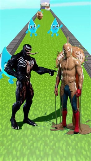 CLEAN or DIRTY Funny Epic Challenge - Venom vs Spider-Man! #venom #spiderman
