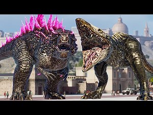 Two SkullCrawlers Attack Jurassic Park – Can Godzilla Stop Them? | Jurassic World Evolution 2 Mods