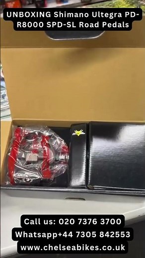 UNBOXING of Shimano Ultegra PD R8000 SPD SL Road Pedals