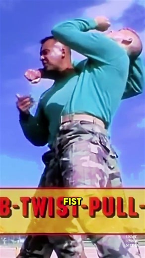 USMC Close Combat: Rear Headlock Defense. #usmc #marines #marinecorps #usmarines #shorts