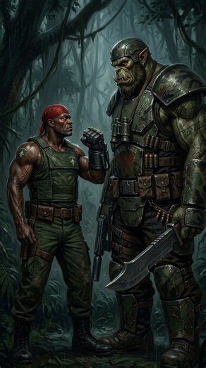 The Ork Who Learned How To Hunt Catachans#Warhammer40K #Nogrok #Orks