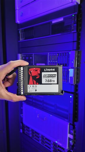 Did you know our DC600M Enterprise SSD is hot-plug capable? Add more storage to your server without sacrificing uptime. 😎 | Kingston Technology