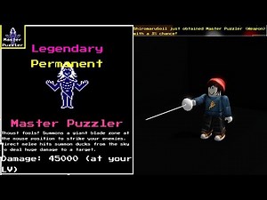 Untitled UTMM Game：Master Puzzler Showcase! [アンダーテール/ロブロックス]