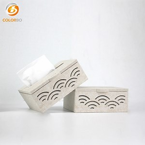 [Hot Item] Versatile Eco-Friendly Tissue Box Made from 100% Polyester