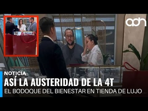 AMLO's son spotted in luxury store
