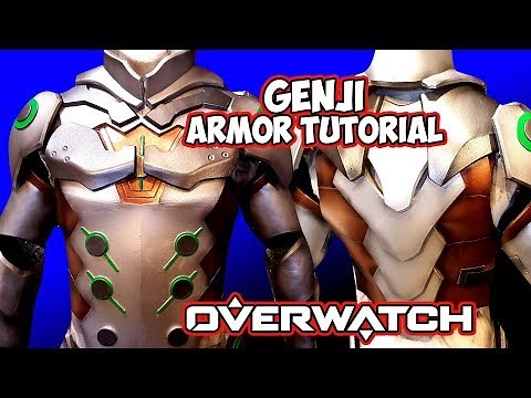 DIY Genji - Overwatch Foam Cosplay full armor Build