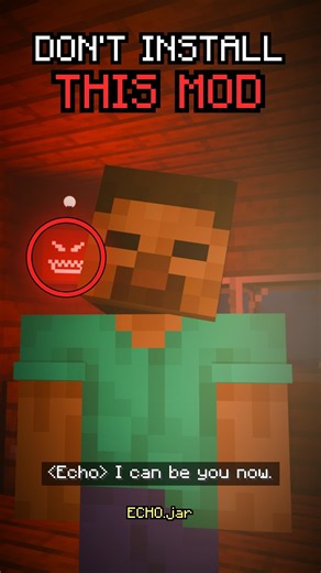 I installed a helper mod in Minecraft... big mistake 😨 #minecraft #shorts #minecrafthorror