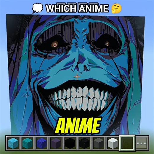 😳 I Built Anime Characters in Minecraft #shorts #ytshorts #sgameringsz #minecraft