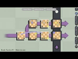 5D Chess Puzzles Rook Tactics 1~5