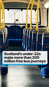 More than 200 million journeys have been made across Scotland as part of a scheme which allows young people to make bus journeys for free. Transport Secretary Fiona Hyslop hailed the “transformative benefit” of the scheme, which was introduced just over three years ago in January 2022. Children and young people aged between five and 21 can apply for a card which allows them to travel for free. #stvnews #scotland #buses #transport | STV News