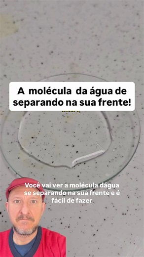 A molécula se separa na sua frente!