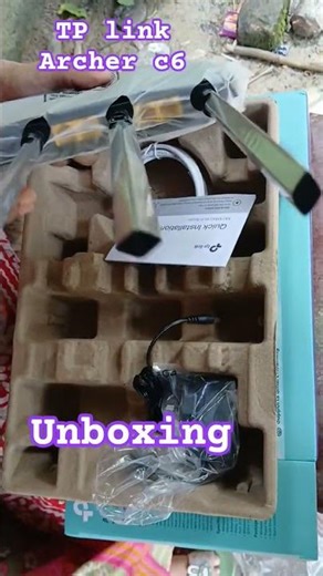 tp link archer c6 router unboxing #tech #unboxing #series