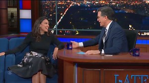 Alexandria Ocasio-Cortez avoids questions about presidential run on CBS's 'The Late Show'