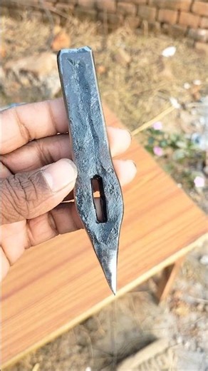 making a chisel wooden tearing #blacksmith #forge