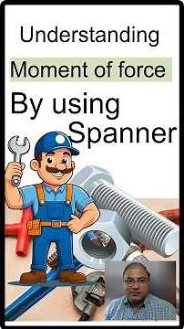 Moment of a force explanation with practical example | How to calculate the moment of force