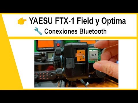 YAESU FT-X1 🔧 Conexiones Bluetooth paso a paso
