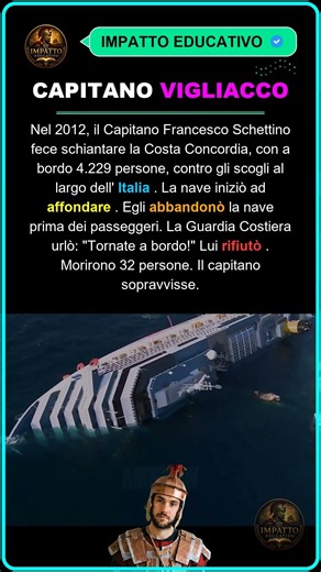 Il capitano ha davvero abbandonato la nave?