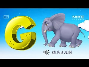 ABC Contoh Hewan ● Anak & Balita Mengenal Huruf Abjad