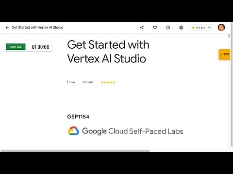 Get Started with Vertex AI Studio GSP1154