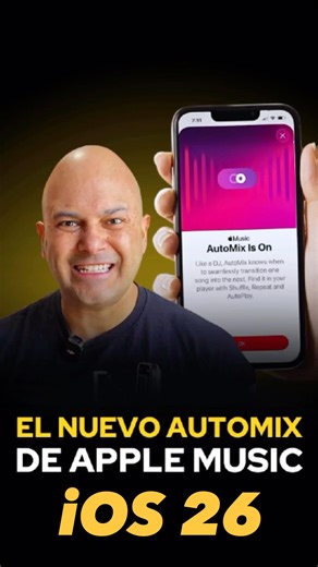4.8K views · 37 reactions | Nueva función en Apple Music en iOS 26 llamada Auto Mix para mezclar tus canciones como si fuera un DJ #ios26 #ios #automix #applemusic | Benjie Molina | Facebook