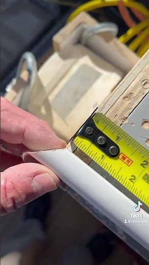How to measure trim from the inside of a miter