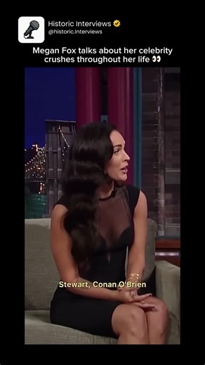 Historic Interviews 🎤 | During a candid interview, Megan Fox opened up about her celebrity crushes—and the moment instantly reminded fans why her honesty hits... | Instagram