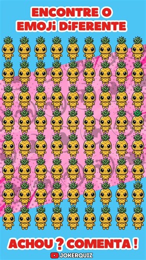 DESAFIO DO EMOJI 🧠🔥 | ENCONTRE O EMOJI DIFERENTE 🏆#quiz #emoji